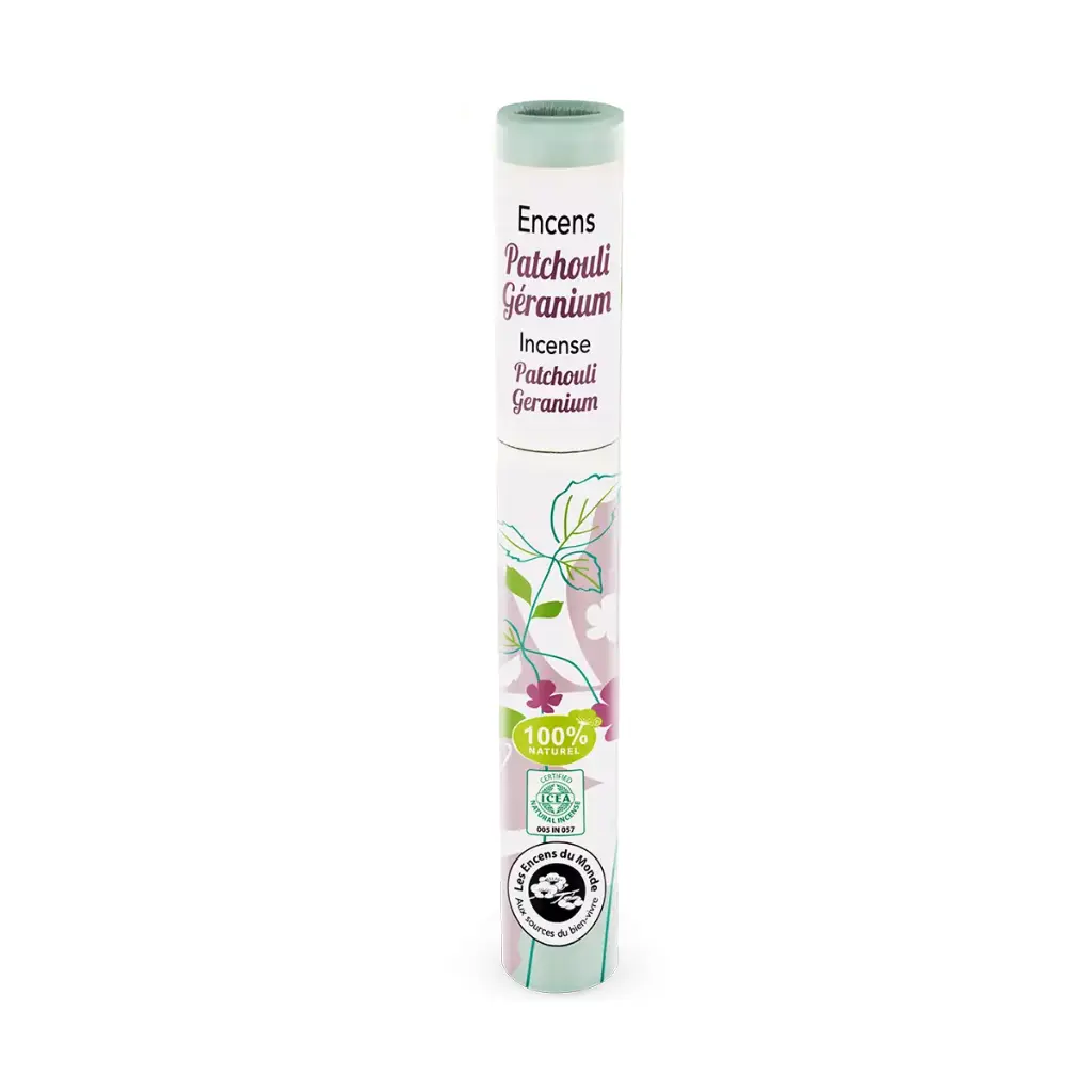Encens Patchouli, géranium