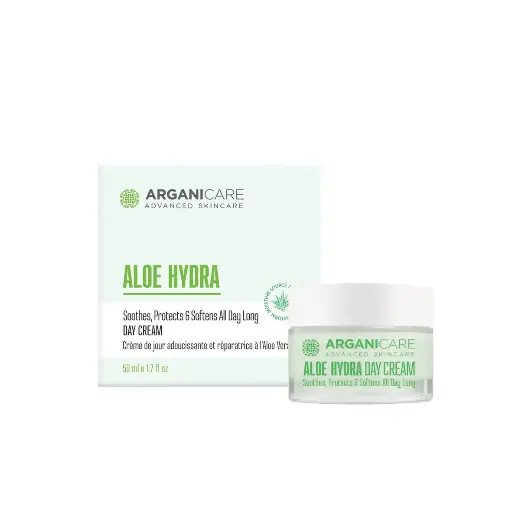 Crème de jour hydratante et anti-rides - Tous types de peaux - Aloe Vera