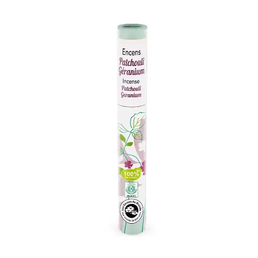 Encens Patchouli, géranium